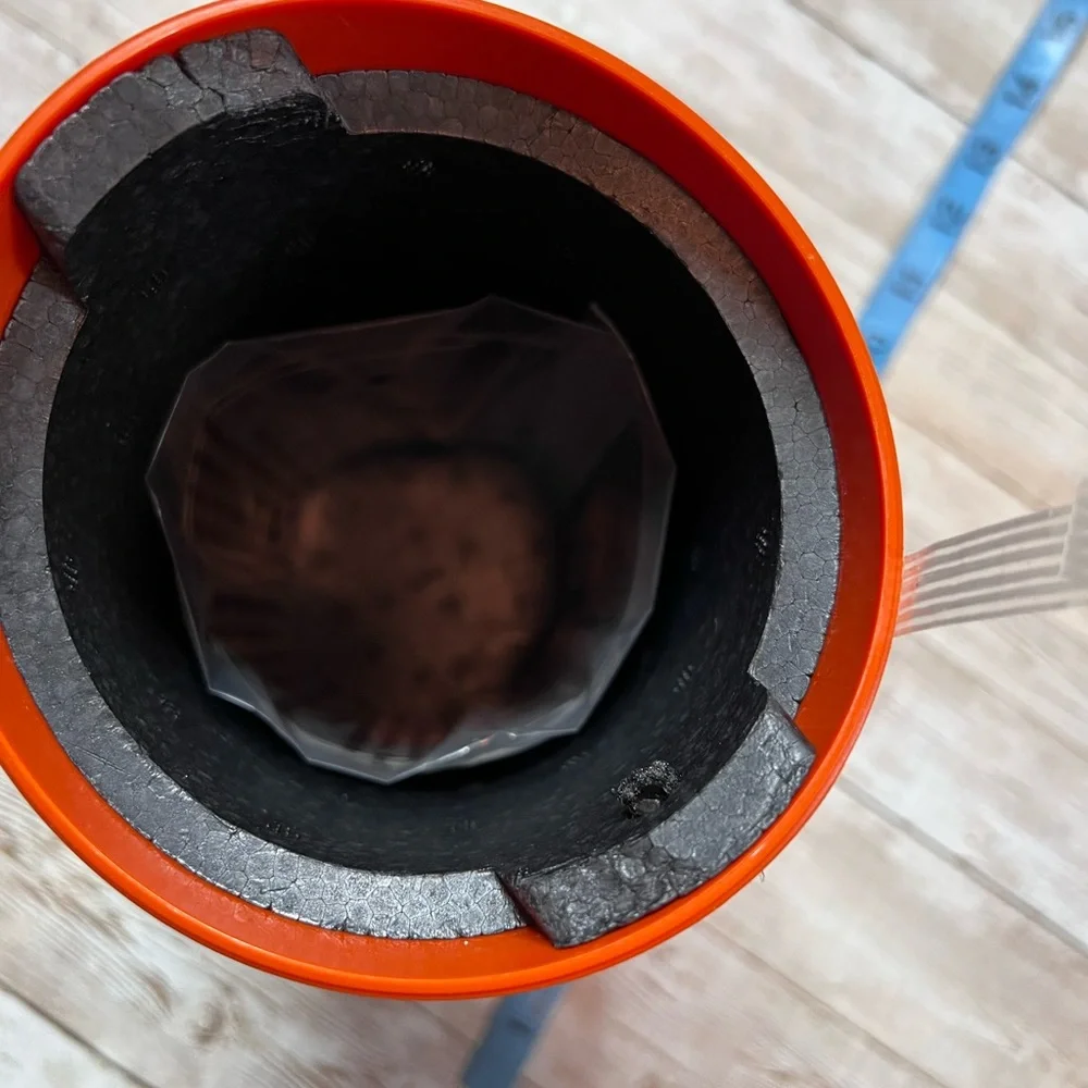 Skybar orange insulated bottle holder